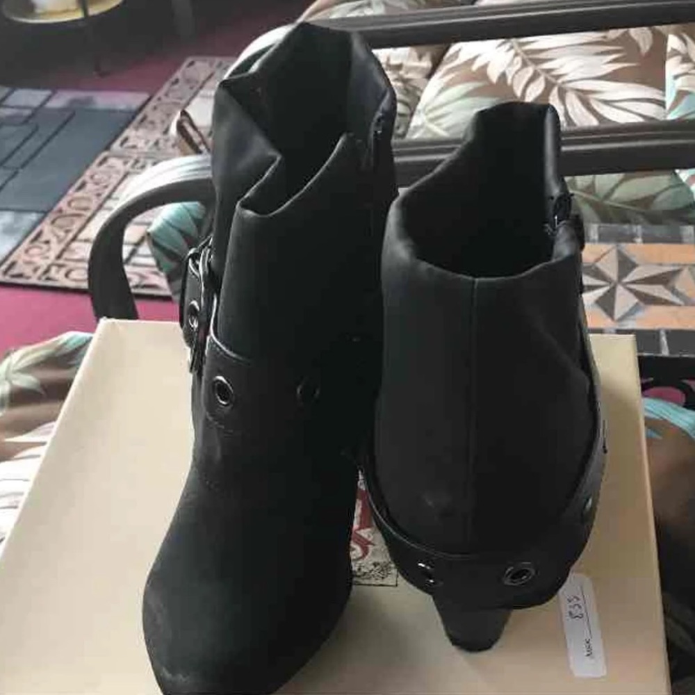 Black booties